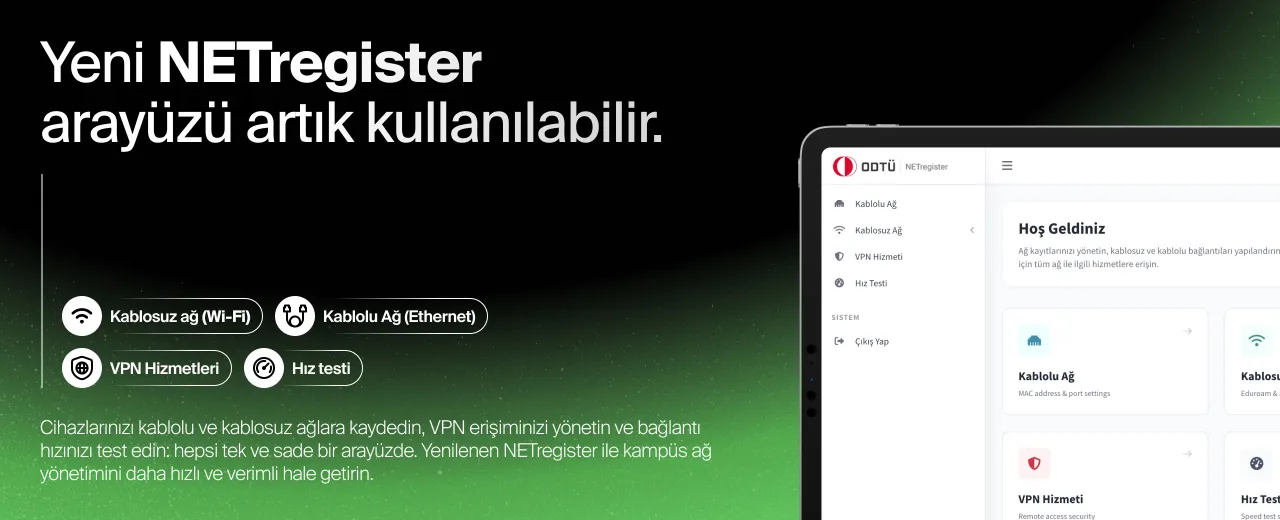 Yeni Netregister Arayüzü Yayında Görseli