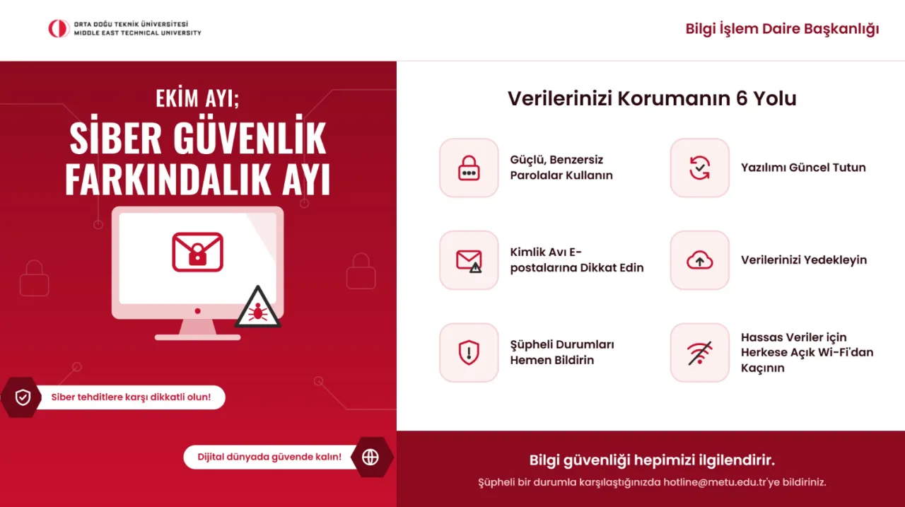 Siber Güvenlik Farkındalık Ayı-Ekim