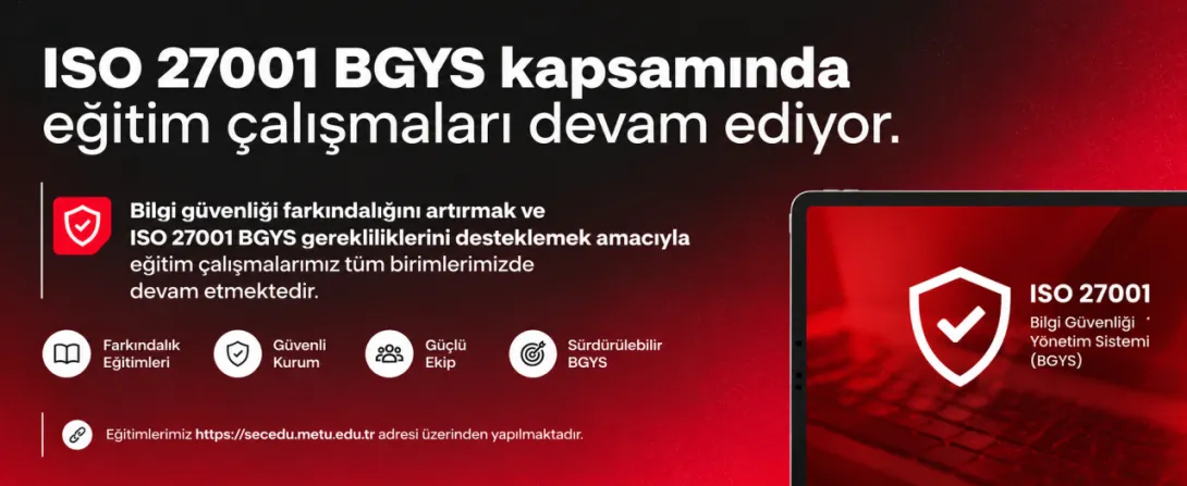 BGYS eğitimleri devam ediyor